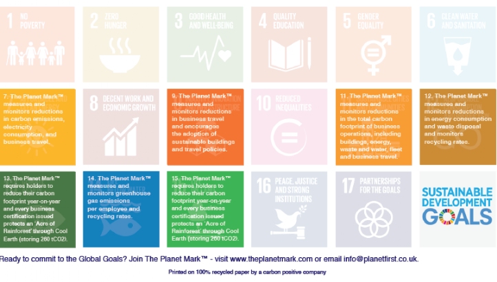 Free Tool: The Planet Mark SDG mapping table